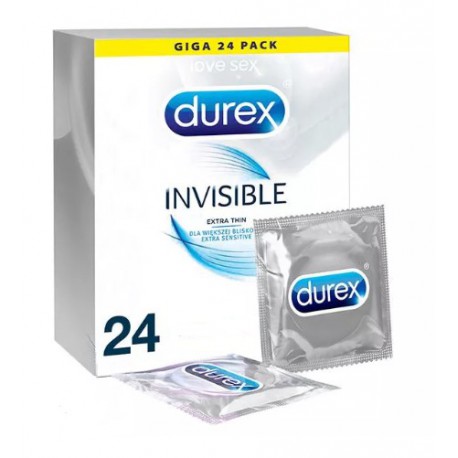 Durex Invisible Extra Sensitive 24 tk.