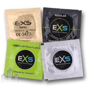 EXS kondoomikomplekt 18 tk. exs kondoomid EXS rinkinys (18vnt.)
