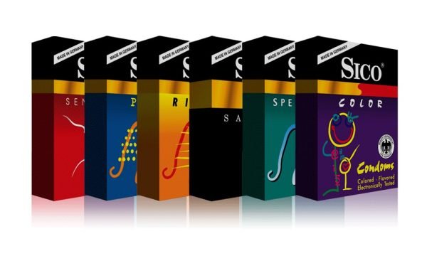 Sico kondoomikomplekt 100 tk. sico kondoomid SICO rinkinys (16 vnt.)