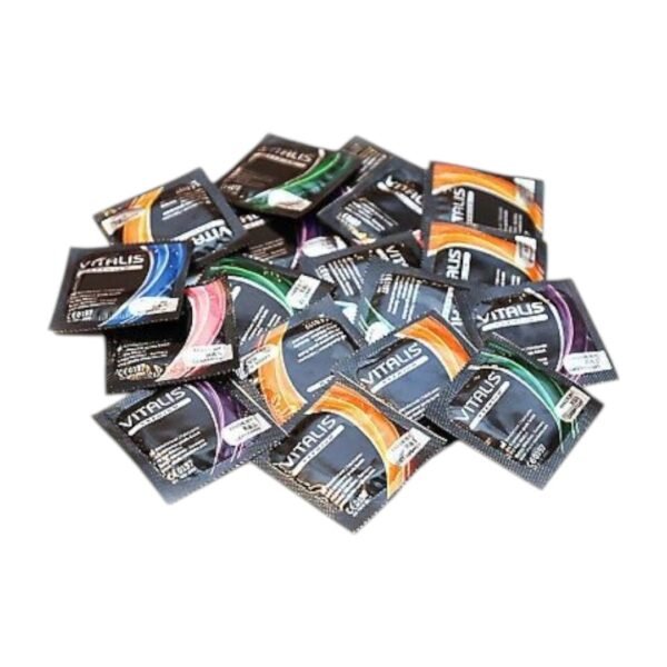 Vitalis kondoomikomplekt 100 tk. Vitalis kondoomikomplekt 100 tk.
