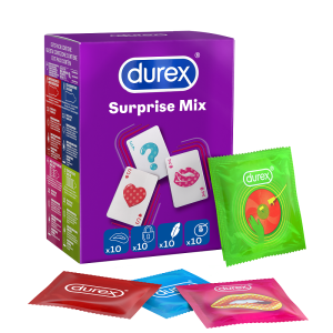 Durex Surprise Mix 40 tk kondoomikomplektid 1 Durex Surprise Mix 40 Durex Surprise Mix 40 tk kondoomikomplektid 1 Durex Surprise Mix 40