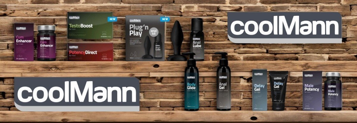 CoolMann Male Potency afrodisiaakumid Coolmann prekės ženklo puslapio iliustracija