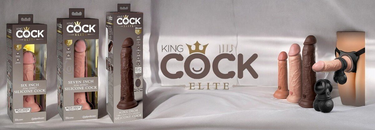 Dual Density Nr.8 dildod, fallod 1 King Cock Elite prekės ženklo puslapio iliustracija Dual Density Nr.8 dildod, fallod 1 King Cock Elite prekės ženklo puslapio iliustracija