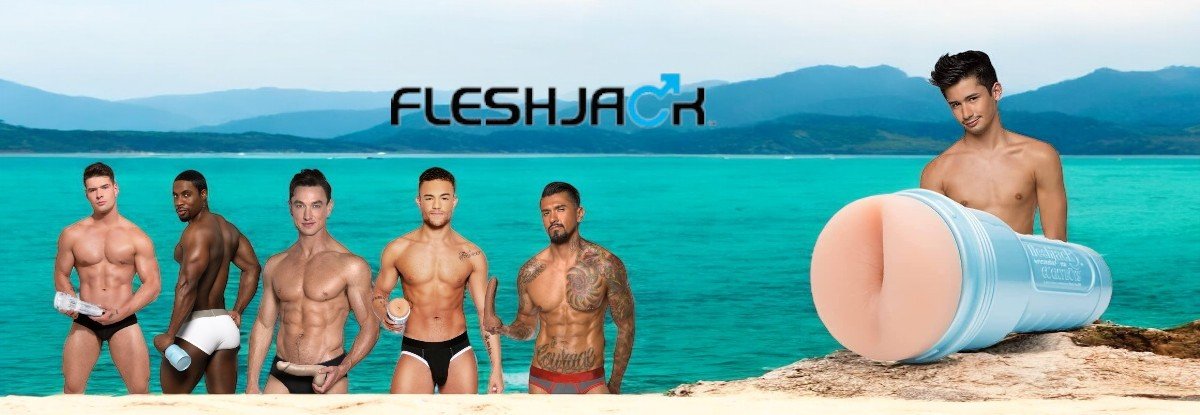 Masturbator Johnny Rapid Butt masturbaatorid 1 Flesjack prekės ženklo puslapio iliustracija