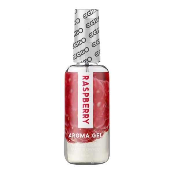 Aroma Gel Raspberry 50 ml oraalseksiks libestid 2 EGZO Aroma Gel Raspberry 50 ml – veepõhine maitsestatud orallibesti, vaarikamaitsega pudeli esivaade