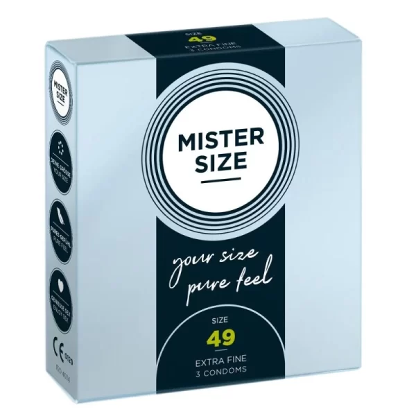 Mister Size 49 (3 tk.) kondoomid 1 Mister Size 49 (3 tk.)