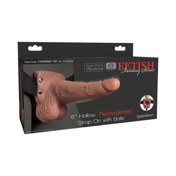 6 Hollow Rechargeable dildod, fallod 1 6 Hollow Rechargeable