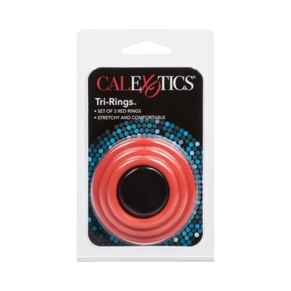 Tri-Rings Red bdsm ja fetišikaubad 1 Tri-Rings Red