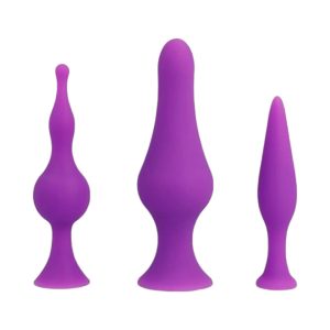 Ohmama Silicone Anal Plug Set Purple anaallelud 1 Ohmama Silicone Anal Plug Set Purple