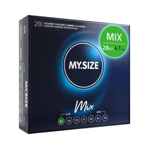 Mix 47 mm 28 tk. kondoomid MY.SIZE Mix 47 mm 28 tk. Mix 47 mm 28 tk. kondoomid MY.SIZE Mix 47 mm 28 tk.