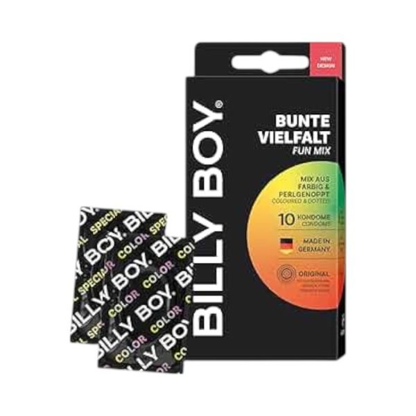 Blilly Boy Fun Mix 10 tk kondoomid Blilly Boy Fun Mix 10