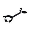 Costrittivio Bondage Back Restraint+gag Black burnos kaištis ir antrankiai