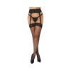 Daring Fishnet Garterbelt Stockings
