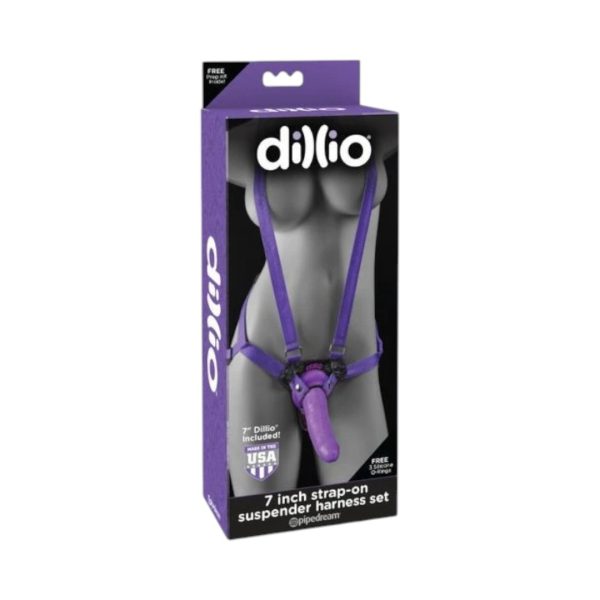 Dillio 7 Strap-On Suspender Harness Set dildod, fallod 1 Dillio 7 Strap-On Suspender Harness Set