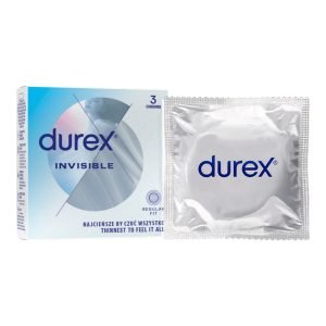 Durex Invisible 3 tk. kondoomid 1 Durex Invisible kondoomid 3 tk.