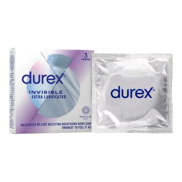Invisible Extra Lubricated 3 tk. kondoomid 1 Invisible Extra Lubricated 3 tk.