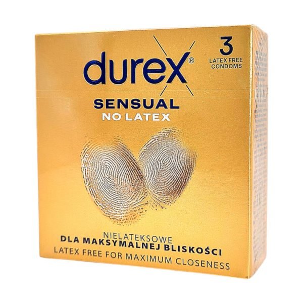 Sensual No Latex 3 tk. kondoomid 1 durex Sensual No Latex 3 tk.