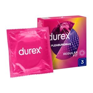 Durex Pleasuremax 3 tk. kondoomid 2 Durex Pleasuremax kondoomid 3 tk.