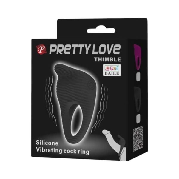 Thimble Silicone Vibrating Cock Ring peeniserõngad ja hülsid 1 Thimble Silicone Vibrating Cock Ring