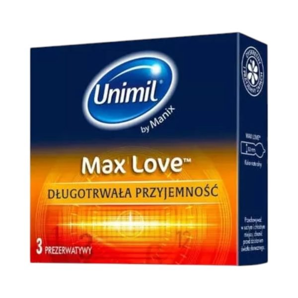 Max Love 3 tk kondoomid unimil Max Love 3 tk