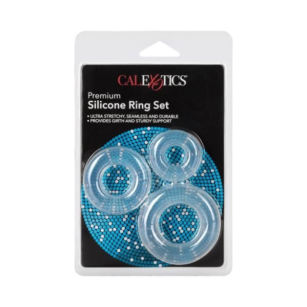 Silicone Ring Set peeniserõngad ja hülsid 1 CalExotics Silicon Ring