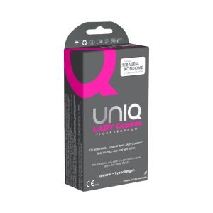 Uniq Lady Condom 3 tk. kondoomid Uniq Lady Condom 3 tk.