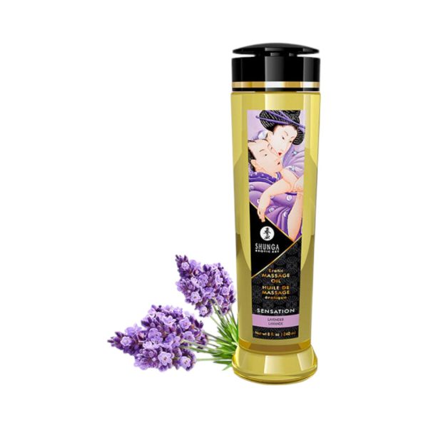 Shunga Massage Oil Sensation massažitooted Shunga Massage Oil Sensation