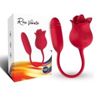 ARMONY – ROSELIP Licking Vibrating Clit & Vibrator Red stimulaatorid klitorile 1 ARMONY ROSELIP Red