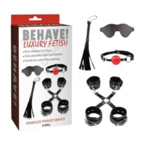 Behave Luxury Fetish Dominate Tonight S&M Kit bdsm ja fetišikaubad 1 Behave Luxury Fetish Dominate Tonight S&M Kit
