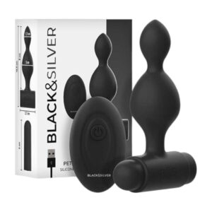 Black & Silver Tucker Petit Anal Plug anaaltapid 1 Black & Silver Tucker Petit Anal Plug