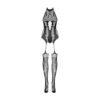 „Bodystocking F240 S/M/L - tamprus tinklinis erotinis bodystocking“