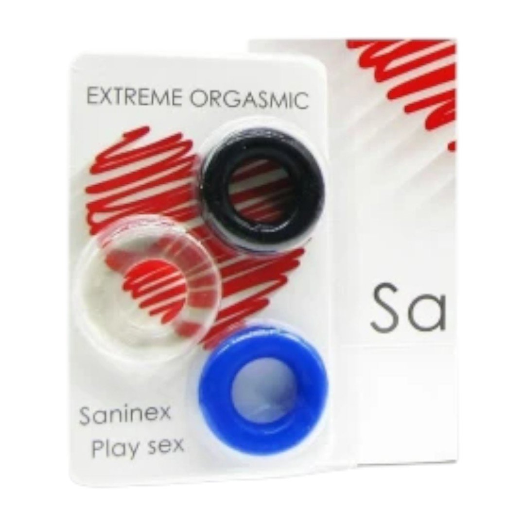 Extreme Orgasmic peeniserõngad ja hülsid 1 Extreme Orgasmic 3 Ring Set - peenisrõngaste komplekt Extreme Orgasmic peeniserõngad ja hülsid 1 Extreme Orgasmic 3 Ring Set - peenisrõngaste komplekt