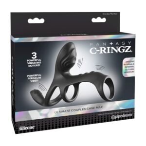 FCR Couples Cage Max Black peeniseotsikud ja -hülsid 1 FCR Couples Cage Max Black