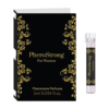 Tester PheroStrong Strong For Women 1 ml naiste feromoonid 1 PheroStrong Strong moterims 1 ml – feromonų testeris, mini buteliukas iš arti