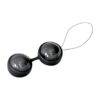 Lelo Beads Noir kamuoliukai su silikoniniu laikikliu iš arti