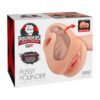 Pussy Pounder Sqeeze Stroker masturbaatorid 1 „PDXP Pussy Pounder Sqeeze Stroker - minkštas masturbatorius vyrams“
