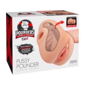Pussy Pounder Sqeeze Stroker masturbaatorid 1 „PDXP Pussy Pounder Sqeeze Stroker - minkštas masturbatorius vyrams“