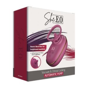 She.EO Vacuum and Clitoral Licking Automatic Pump stimulaatorid klitorile 1 She.EO Vacuum and Clitoral Licking Automatic Pump – klitorio stimuliatorius