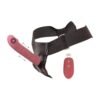 Strap-on „Your“ Pink – valdymo mygtukas, USB įkrovimas ir rožinis korpusas iš arti